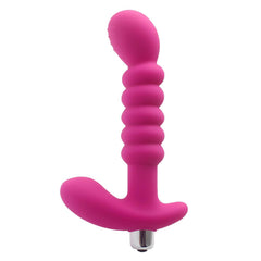 Maza Ringed Prostate Massager - Beaded Vibrating Anal Toy - Sexdoll.Sex