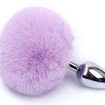 Metal Pink Hairball Base Butt Plug for Experienced Men or Women 5.51 Inch - Sexdoll.Sex