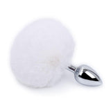 Metal Pink Hairball Base Butt Plug for Experienced Men or Women 5.51 Inch - Sexdoll.Sex