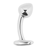 Metal Weighted Prostate Pull Bead Plug With Curved Handle - Sexdoll.Sex