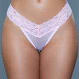 Mila Lace & Mesh Thong 3-Pack - Sexdoll.Sex