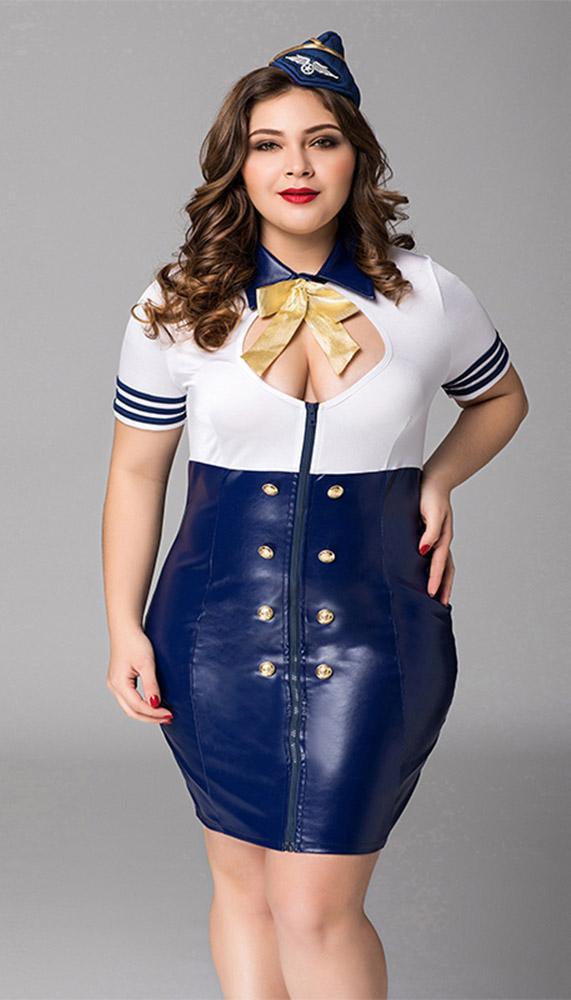 Mile High Mistress - Sexy Stewardess Costume - Sexdoll.Sex