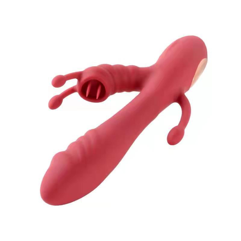 Mini Mouth Branch Vibrator - 2 Motor, Vibration & Heating - Sexdoll.Sex