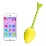 Miss 9 Vibrating Lemon Silicone Vaginal Training Kegel Balls with Voice Mode - Sexdoll.Sex