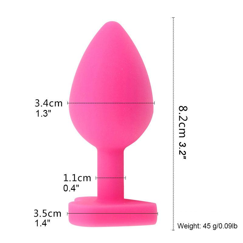 Naughty Candy Heart Anal Plug - Sexdoll.Sex