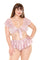 Norah Tie Front Top & Flutter Panty Lingerie Set - Sexdoll.Sex