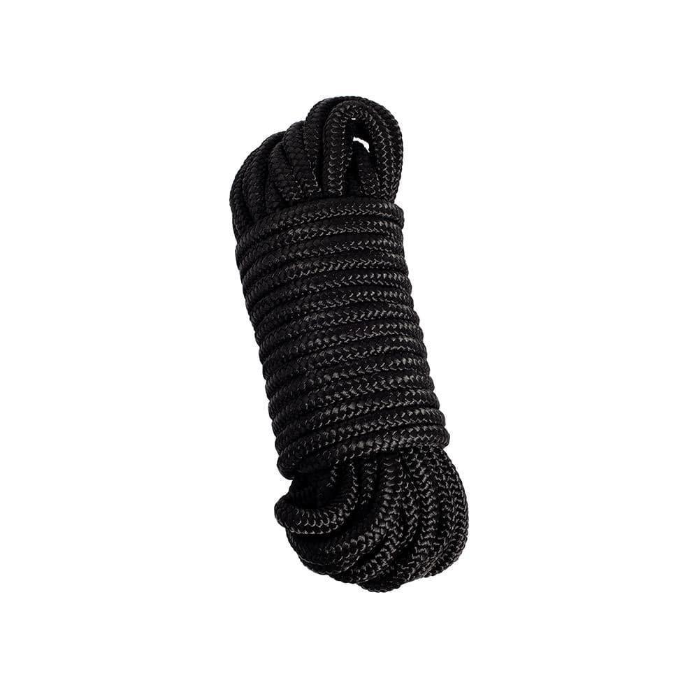 Nylon Bondage Rope Tying 16 ft - Black - Sexdoll.Sex