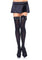 Nylon Thigh Highs with Bow - One Size and Queen Available - Sexdoll.Sex