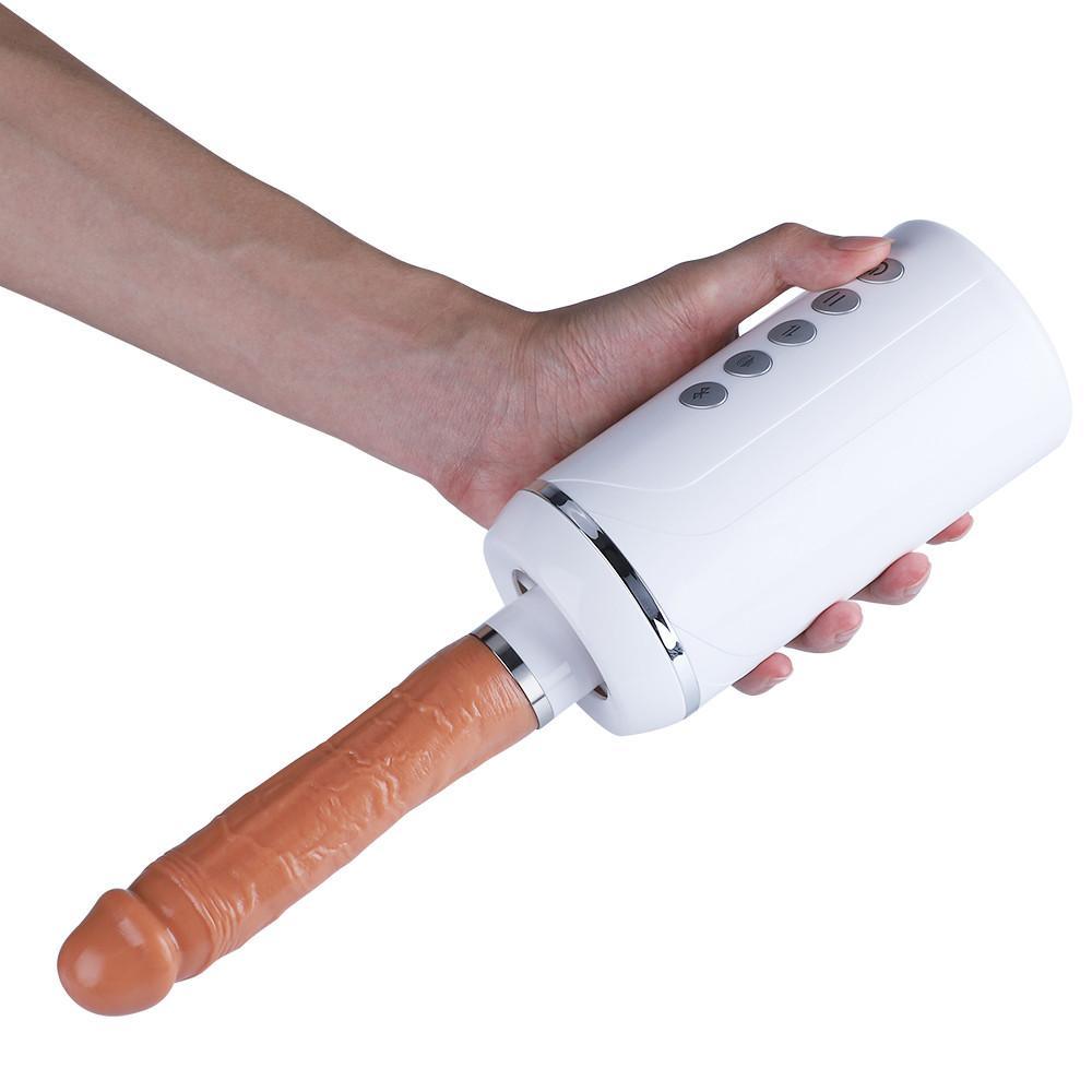 OMYSKY 11.4-Inch 6-Frequency 3-Speed Telescoping Voice Dildo - Sexdoll.Sex