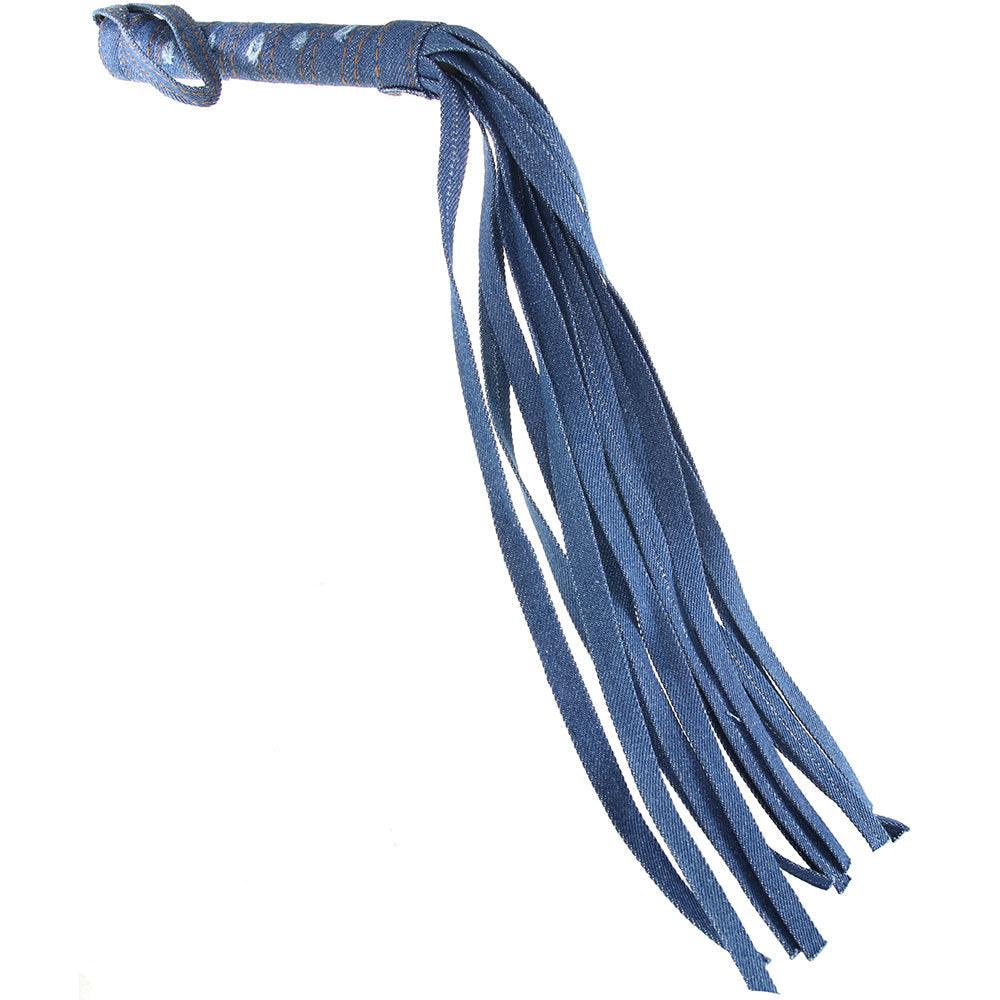 Ouch! Roughened Denim Flogger - Sexdoll.Sex