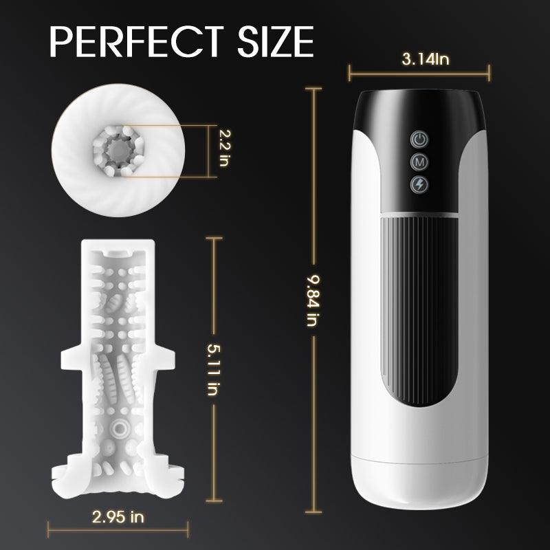 Panther - Wearable 7 Thrusting & Vibrating Heating Vocable Multifunctional Masturbator - Sexdoll.Sex