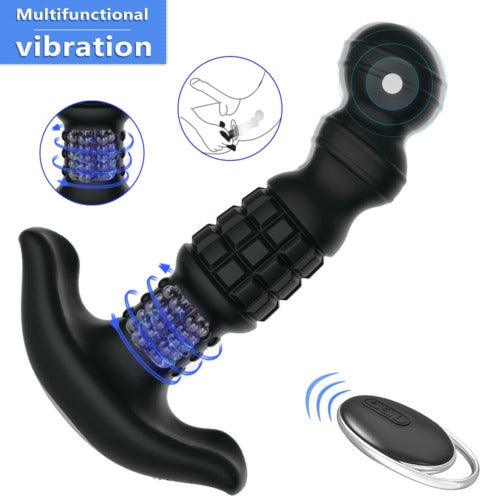 Particle Rotation Bead 10 Vibration Prostate Stimulator - Sexdoll.Sex