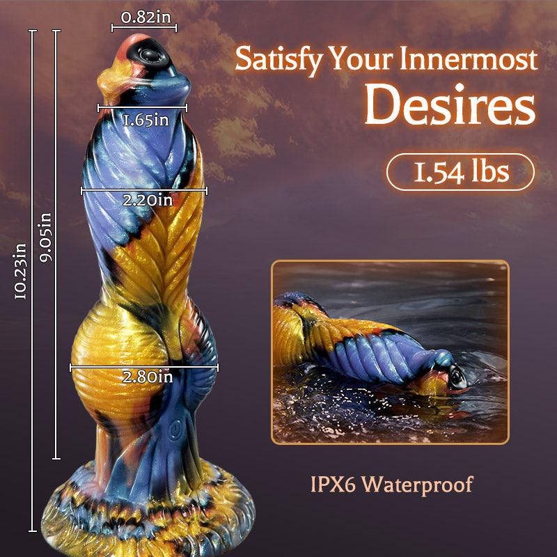 Phoenix - Animal Texture 7 Thrusting Vibrating Big Sucker Monster Dildo 10.23 Inch - Sexdoll.Sex