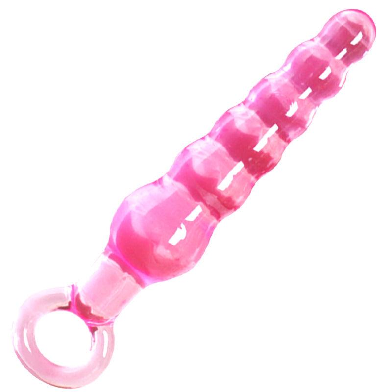 Pink Anal Beads with Pull Loop - Sexdoll.Sex