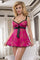 Pink Floral Lace Babydoll - Two Sizes Available - Sexdoll.Sex