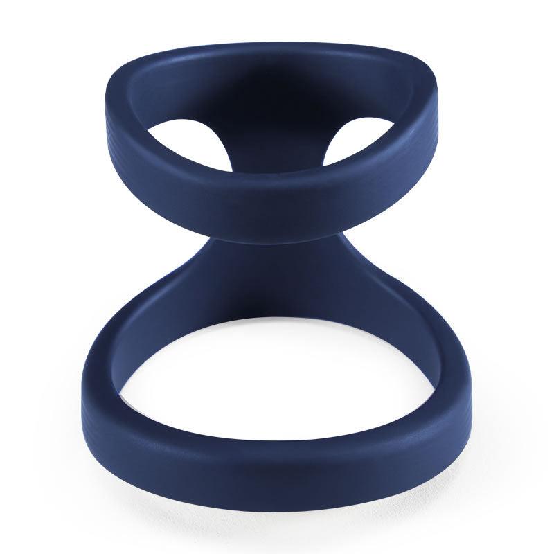 Pleasure-Comfort Blend: Dual Rings, Indigo Blue, Male Enhancement - Sexdoll.Sex