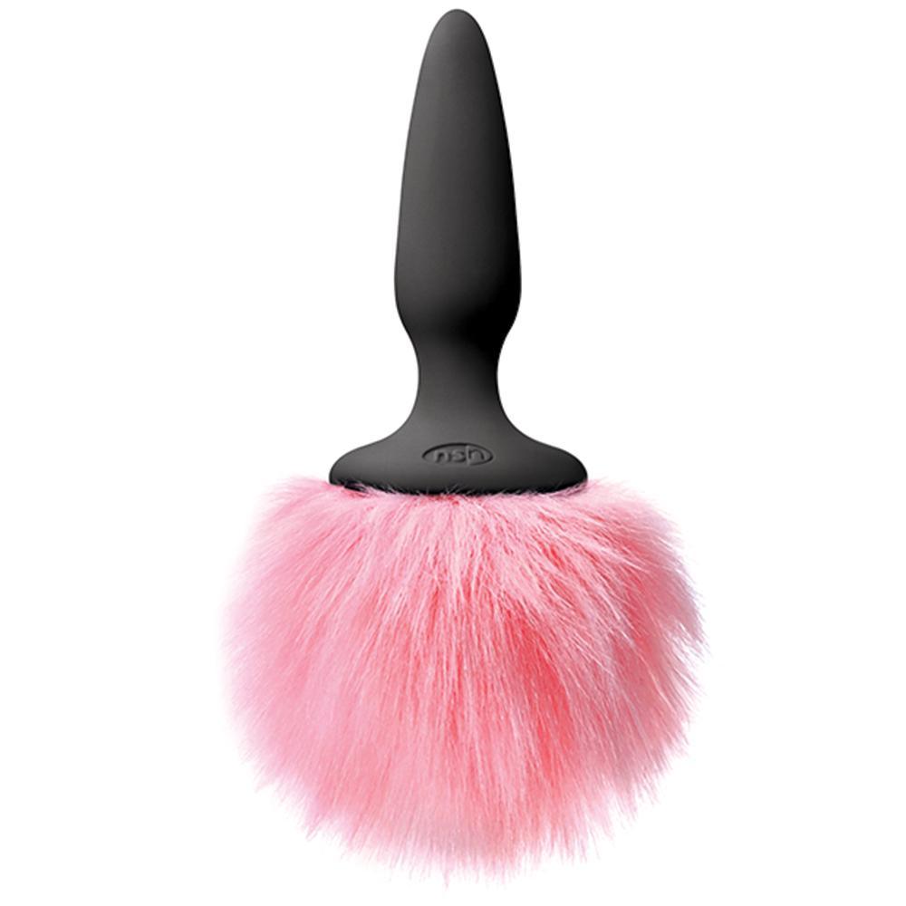 Plush Bunny Tail Silicone Butt Plug - Sexdoll.Sex