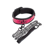 Power Play Collar and Leash - Enhance Your Bondage Play in Pink - Sexdoll.Sex