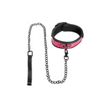 Power Play Collar and Leash - Enhance Your Bondage Play in Pink - Sexdoll.Sex