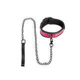 Power Play Collar and Leash - Enhance Your Bondage Play in Pink - Sexdoll.Sex