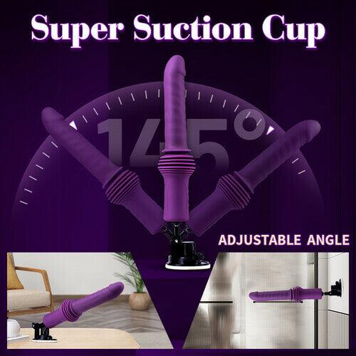 Powerful 145 Inch Adjustable Base Heating Thrusting Vibrating Dildo Machine 11.81 Inch - Sexdoll.Sex