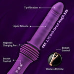 Powerful 145 Inch Adjustable Base Heating Thrusting Vibrating Dildo Machine 11.81 Inch - Sexdoll.Sex