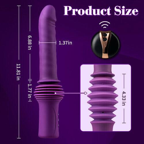 Powerful 145 Inch Adjustable Base Heating Thrusting Vibrating Dildo Machine 11.81 Inch - Sexdoll.Sex