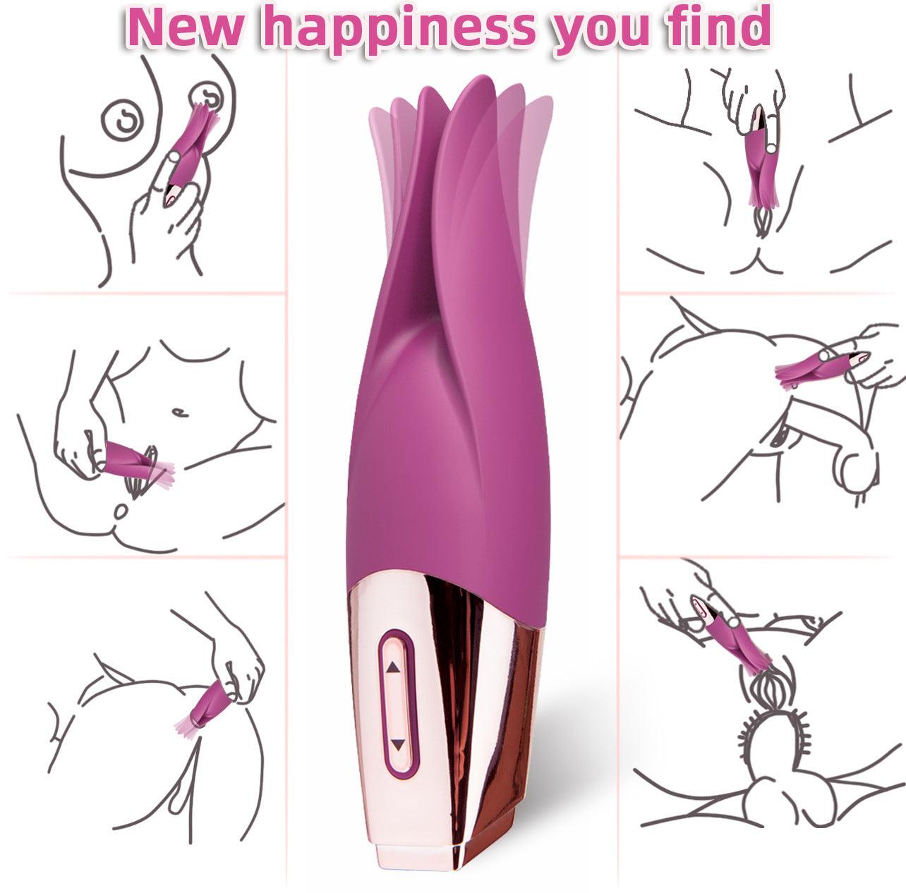 Powerful Fluttering Tongue Vibrator | Clit Tickling Pleasure Vibe - Sexdoll.Sex