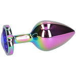 Premium Rainbow Metal Anal Plug for Muscle Control - Sexdoll.Sex