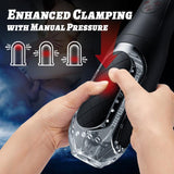 Pressure Plate Removable Sucking Vibrating Handheld Masturbation Cup - Sexdoll.Sex