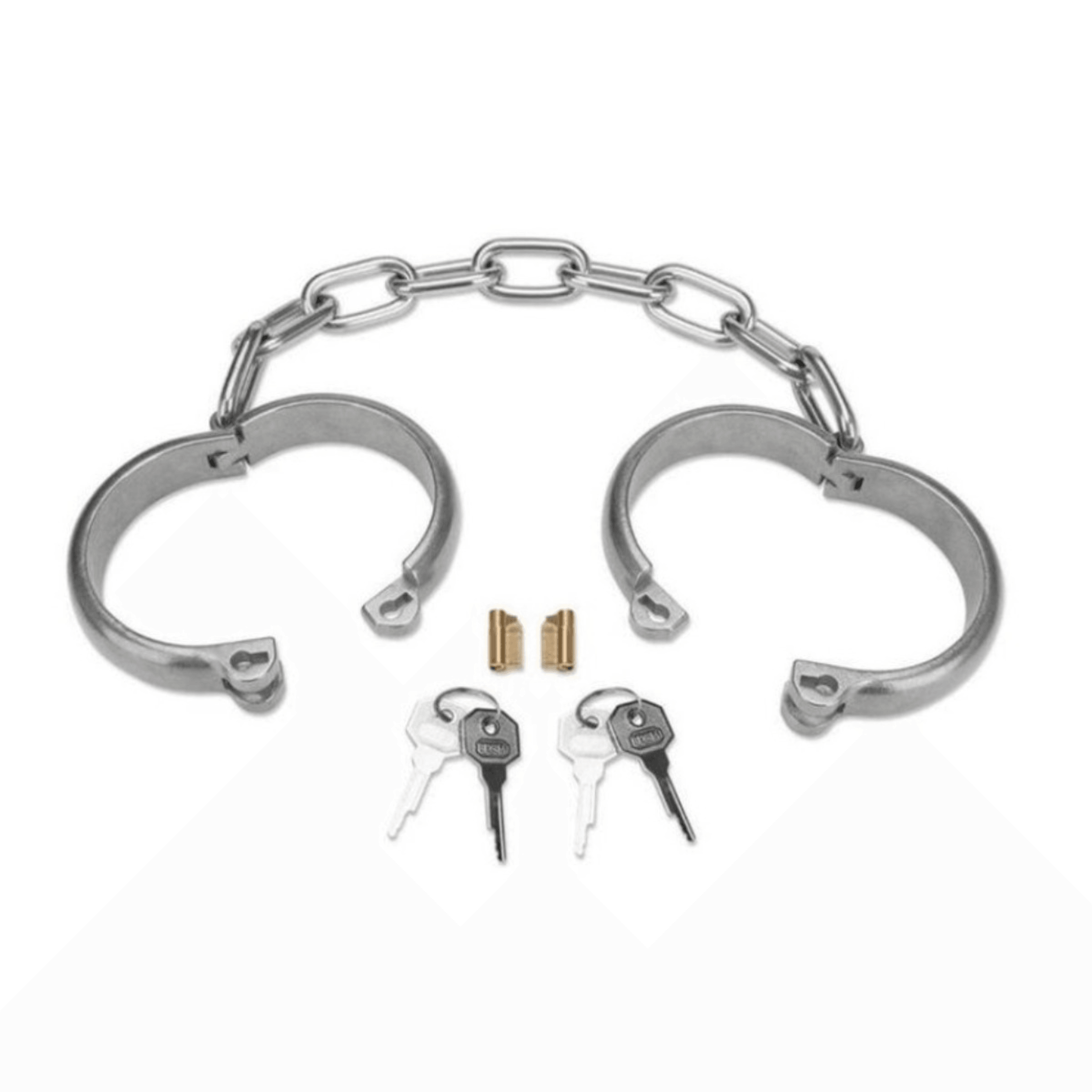 Prowler RED Heavy Duty Metal Handcuffs - Stainless Steel - Sexdoll.Sex