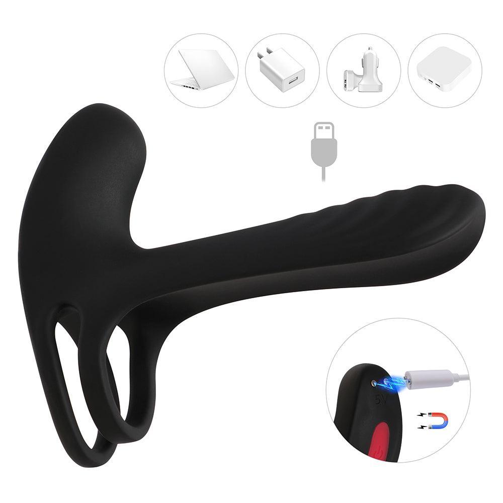 Pulse Vibrating Penis Sleeve with Remote - Intense Pleasure Enhancer - Sexdoll.Sex