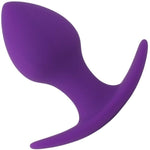 Purple Silicone Anal Plug - Flexible Neck! - Sexdoll.Sex