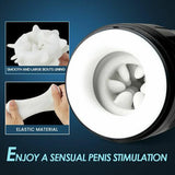 QUER 3 Seeds 5 Frequencies Telescopic and Bidirectional Rotation Masturbator - Sexdoll.Sex