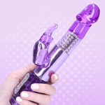 Rabbit Vibrator With 5 Rows Of Rotating Beads - Sexdoll.Sex