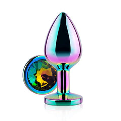 Rainbow Gem Metal Butt Plug - Sexdoll.Sex