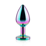 Rainbow Gem Metal Butt Plug - Sexdoll.Sex