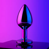 Rainbow Gem Metal Butt Plug - Sexdoll.Sex