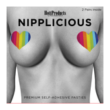 Rainbow Nipple Pasties - 2 Pairs - Sexdoll.Sex