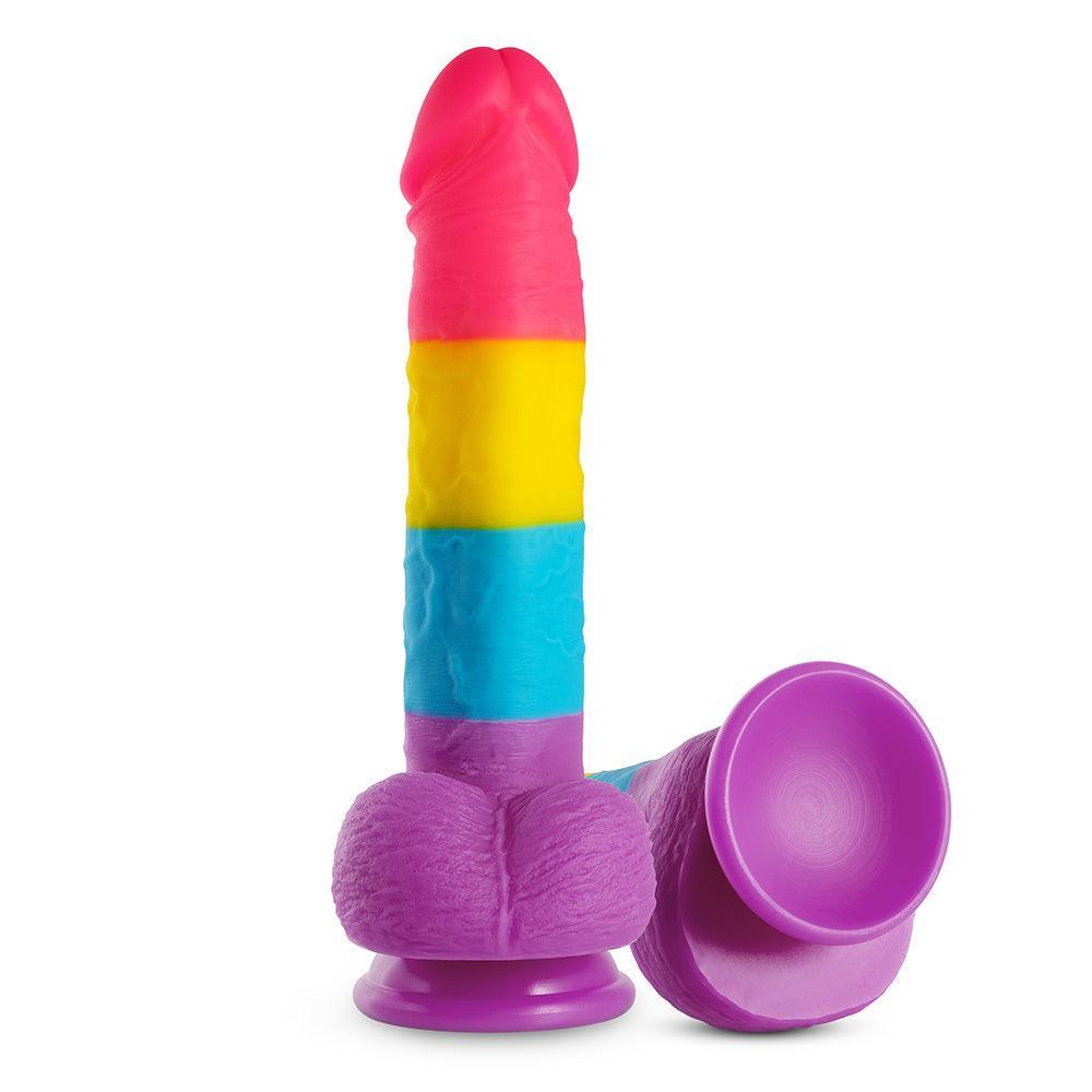 Rainbow Suction Cup Dildo - 7-inch Realistic Dildo - Sexdoll.Sex