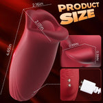 Ramsdell 10 Biting Modes & 10 Vibrating Speeds Stimulate Nipple Clitoral Women Vibrator - Sexdoll.Sex