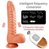 RATTLESNAKE 5 Vibrating 3 Thrusting Heating Function Fantastic Dildo - Sexdoll.Sex