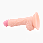 Realistic Bulbous Tip Dildo - Hands-Free Strap-On Compatible - Sexdoll.Sex