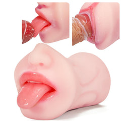 Realistic Mouth Pocket Pussy with 3D Teeth - Sexdoll.Sex