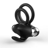 Rechargeable Vibrating Dual Cock Rings - Sexdoll.Sex