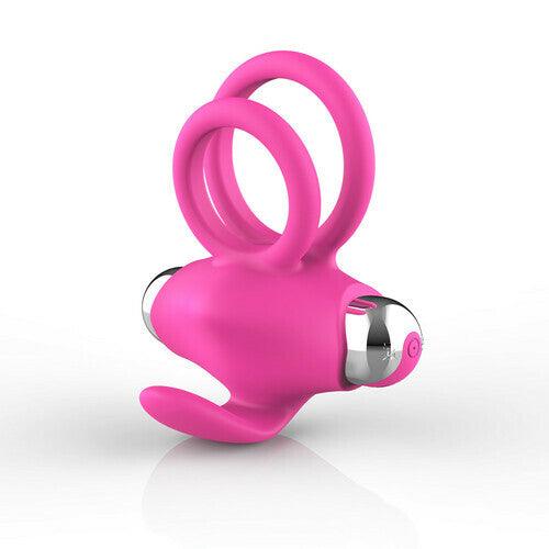 Rechargeable Vibrating Dual Cock Rings - Sexdoll.Sex