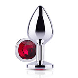 Red Gem Zinc Alloy Butt Plug - Elegant Pleasure Jewe - Sexdoll.Sex