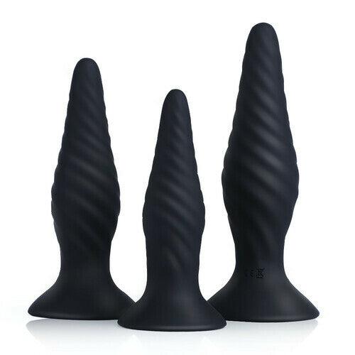 Remote 3PCS Vibration Training Kit Butt Plug - Sexdoll.Sex