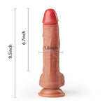 Remote Control 10-Frequency Squirming Vibrating Heating Dildo - Sexdoll.Sex