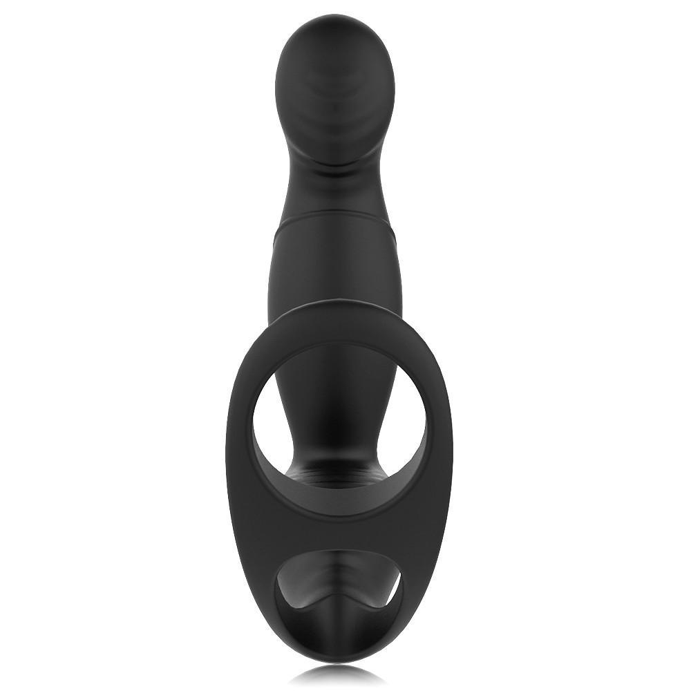 Remote Control Prostate Vibe with Penis Ring - Sexdoll.Sex